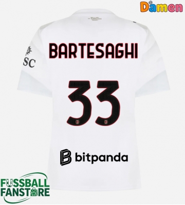 AC Milan Davide Bartesaghi #33 Replik Auswärtstrikot Damen 2026-27 Kurzarm